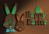 Chocolate Easter Bunny father