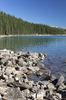 Rocky lakeside