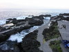 the rocks and the sea