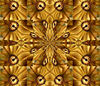 brown mandala mosaic