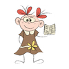 Girl with book