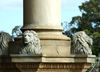 sad memorial lions
