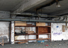 rusted shelves in disuse