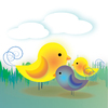 Birdy girl and little ones