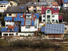 roofs with solar panels