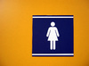 Ladies restroom pictogram