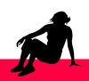 Sitting girl