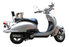 Cat on the scooter