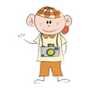 Boy with camera