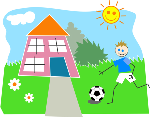 house with garden clipart - photo #28